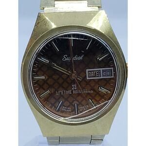 Sundial Vintage Swiss Mechanical Watch